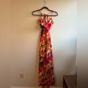 Floral Maxi Dress - Multicolor